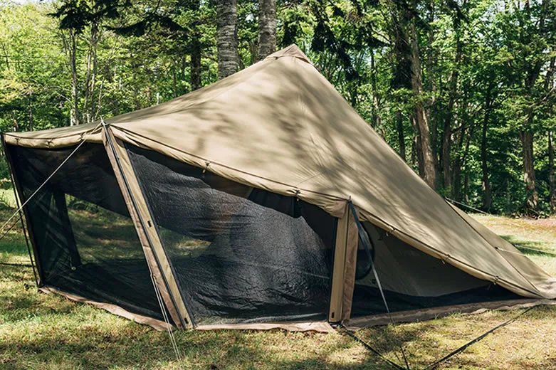 神コスパ】TC素材の2ルームテント「WOOTA（ウータ）S・L」登場｜ZANE