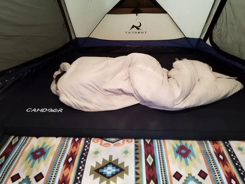 CAMDOOR「インフレーターマットDX」本音レビュー！厚さ10cmのモチモチ