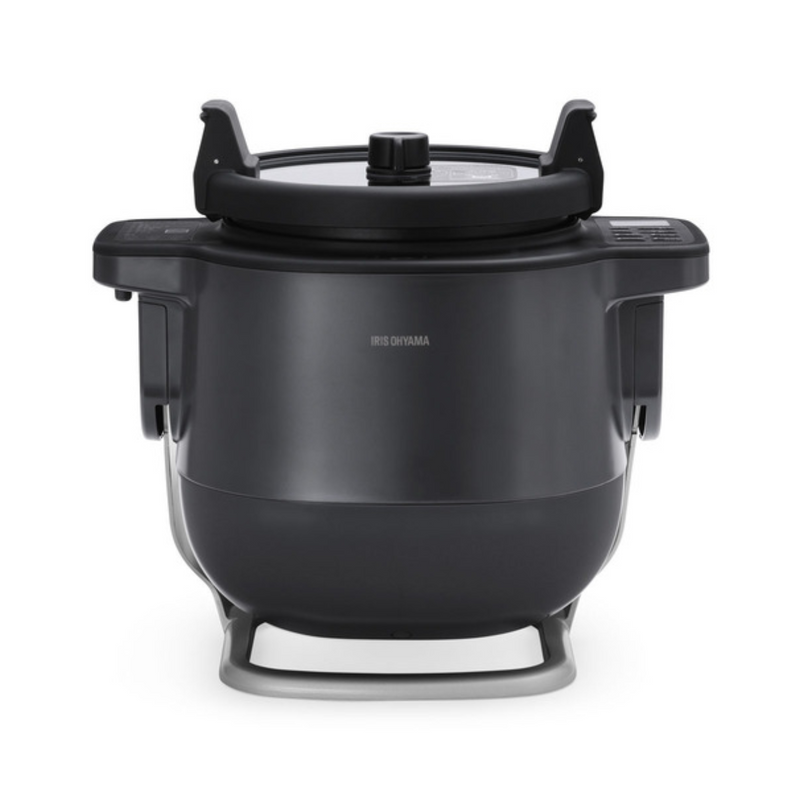 アイリスオーヤマ】自動かくはん式調理機 CHEF DRUM DAC-IA2-H グレー