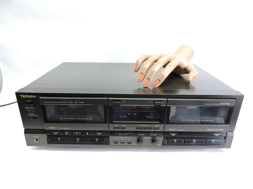 Police Auctions Canada - Technics RS-TR355 Stereo Double Cassette