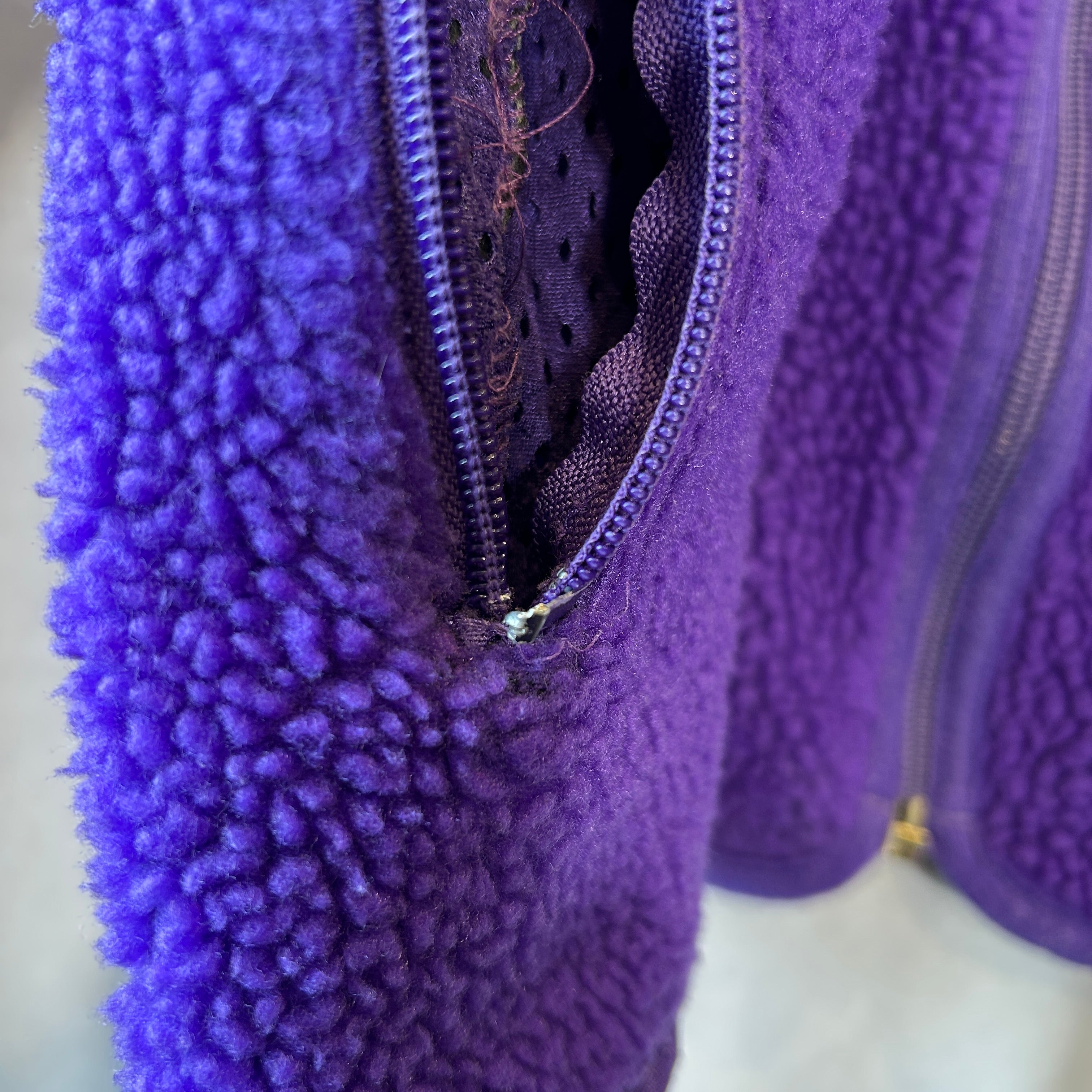 90's Patagonia パタゴニア ベビーレトロカーディガン USA製 パープル