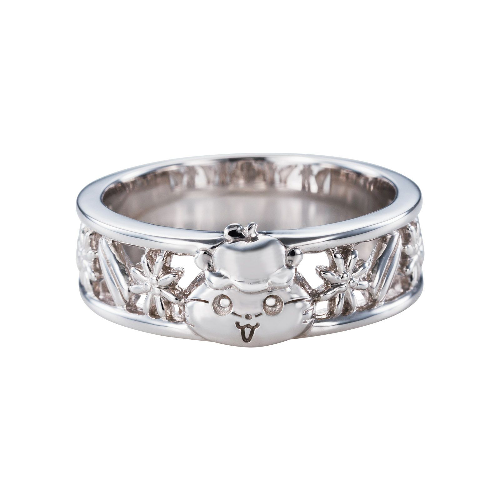 コロコロクリリン サンリオ｜リング シルバー SACK-R001RD｜white