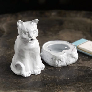 Astier de Villatte Smoking Cat Incense Holder – PATCH NYC