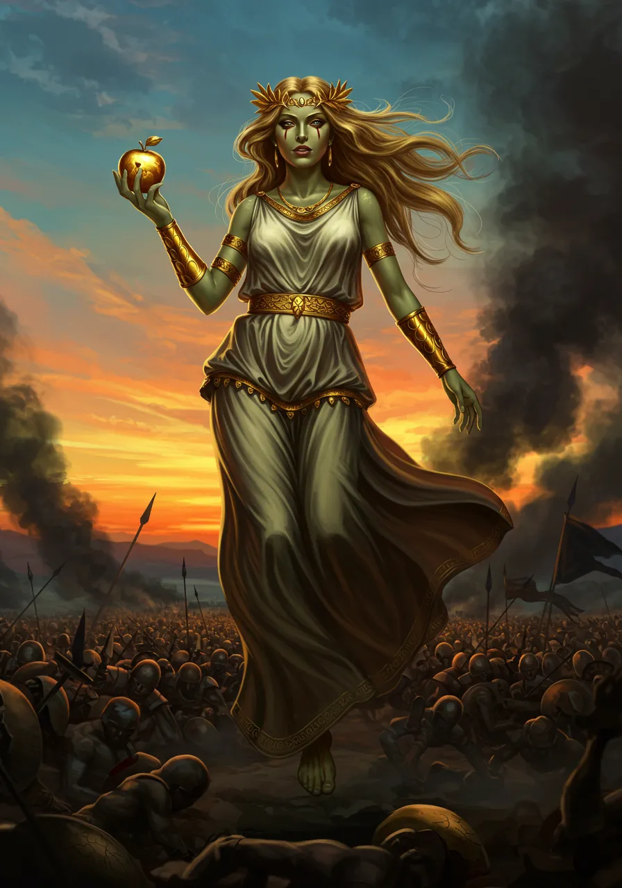 エリスとは？争いと不和の女神の神話・象徴・トロイア戦争での役割