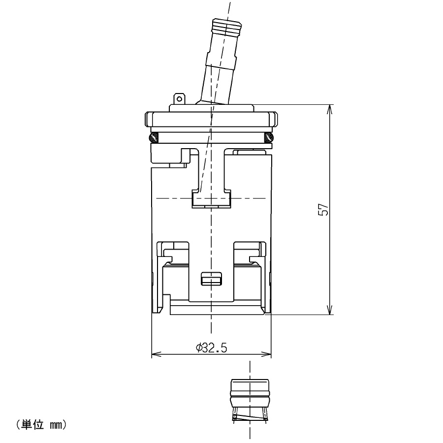 THY582N TOTO トートー シングルバルブ部 （上げ吐水用）混合栓専用