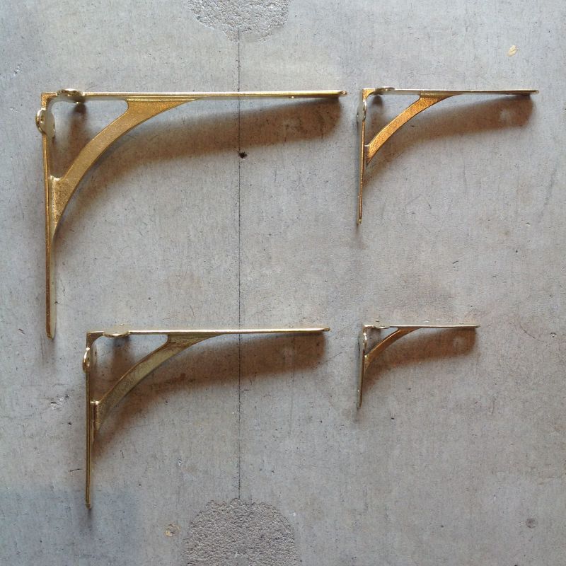 取り寄せ】アングルST ブラス （S・M・L・LL）棚受け – PARTS & SUPPLY