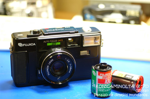 FUJICA AUTO-7 DATE ジャンクカメラの分解修理そして復活