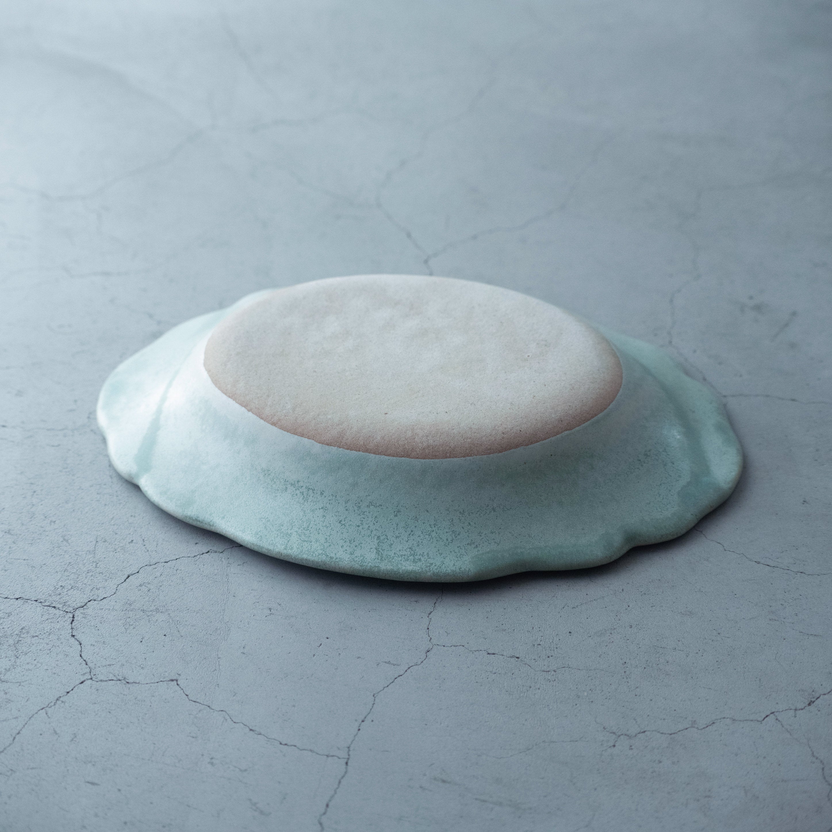 awabi ware｜雲型カレー皿