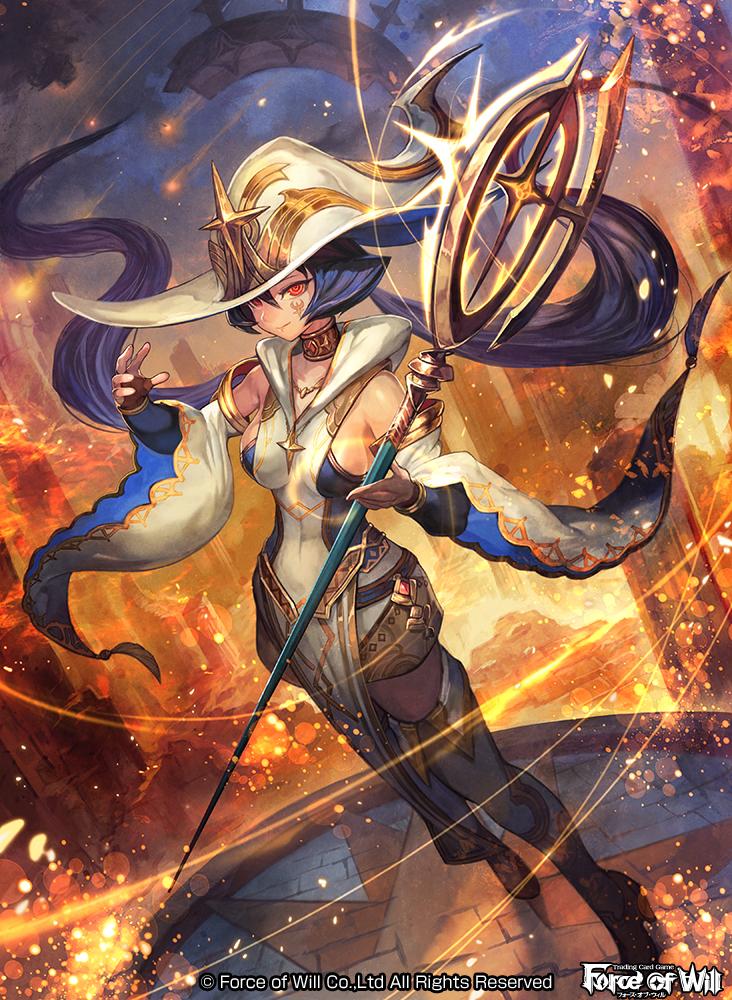 TCG Force of will にて制作させていただきました。「閃光の魔法戦士