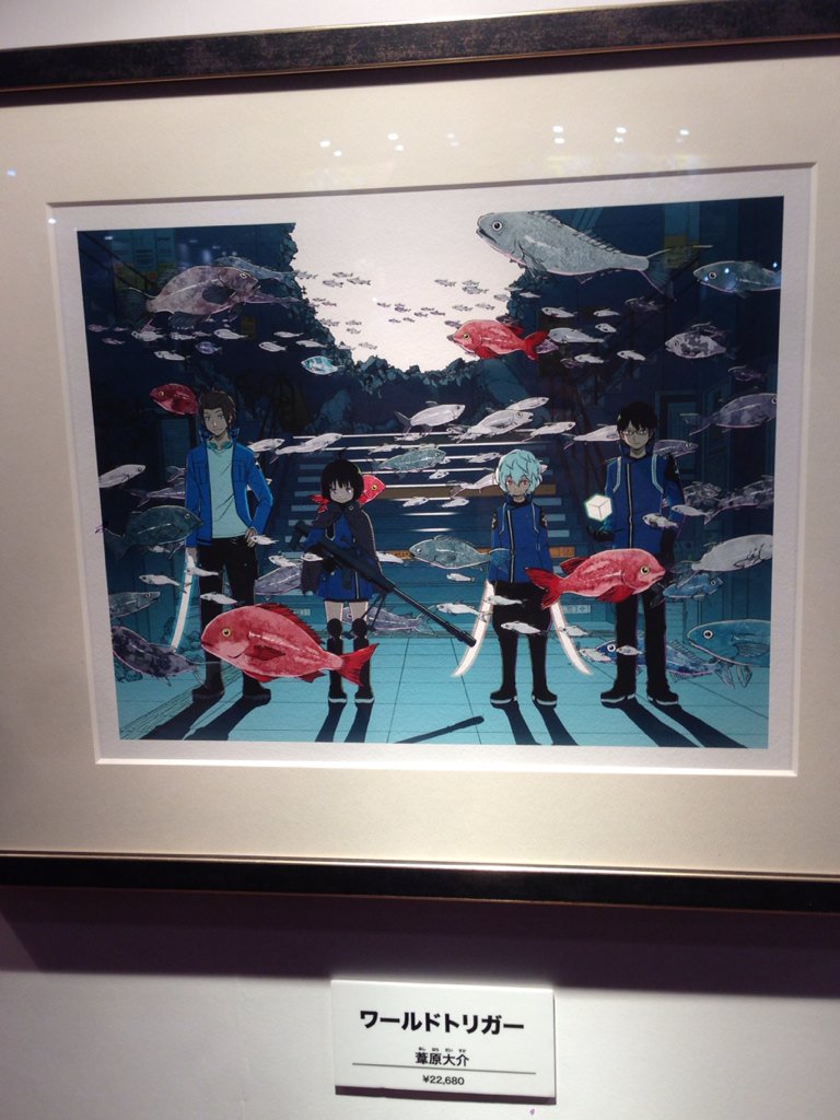 原画ワールドではカラーイラストの高級複製原画を展示＆販売中！！通常