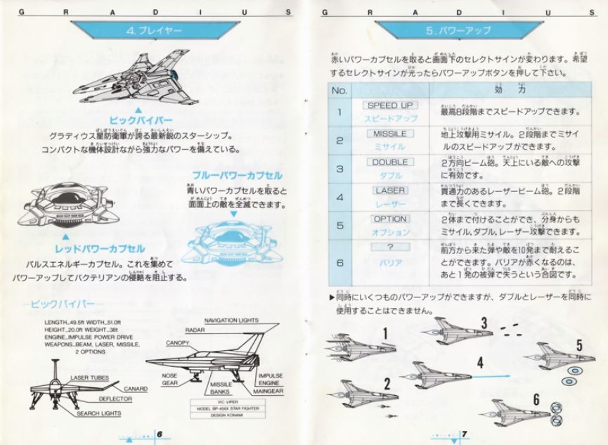 1986年7月25日に、MSX版「グラディウス」が発売となりました