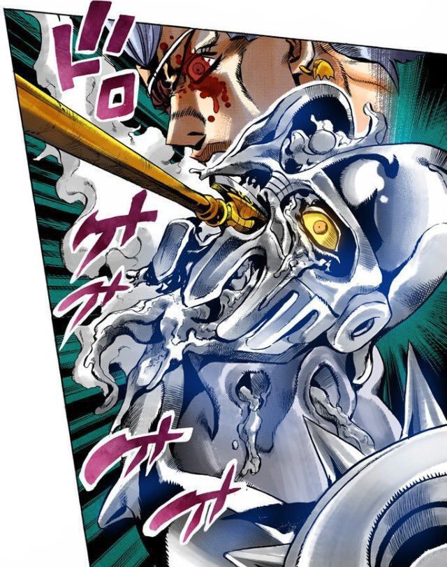 チャリオッツ・レクイエム:ポルナレフが死ぬ間際、シルバー