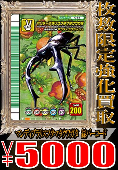 甲虫王者 ムシキング】 秒速で売切れてしまいました。。。バーコード