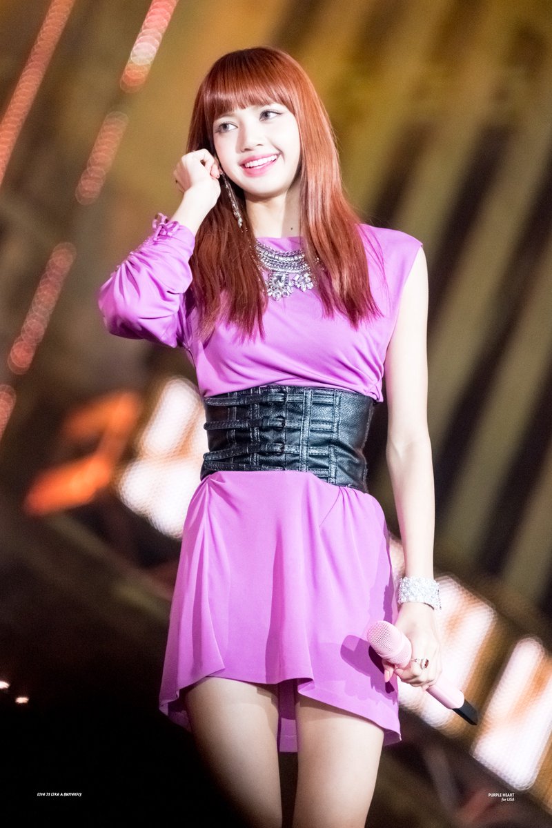 正規品 ストリングティング ハート パープル BLACKPINK リサ