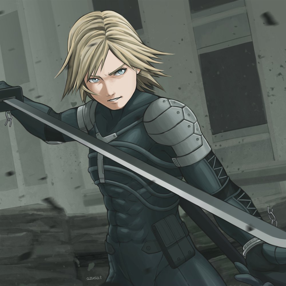 メタルギアソリッド2の雷電を描きました。数あるシリーズの中でも特に