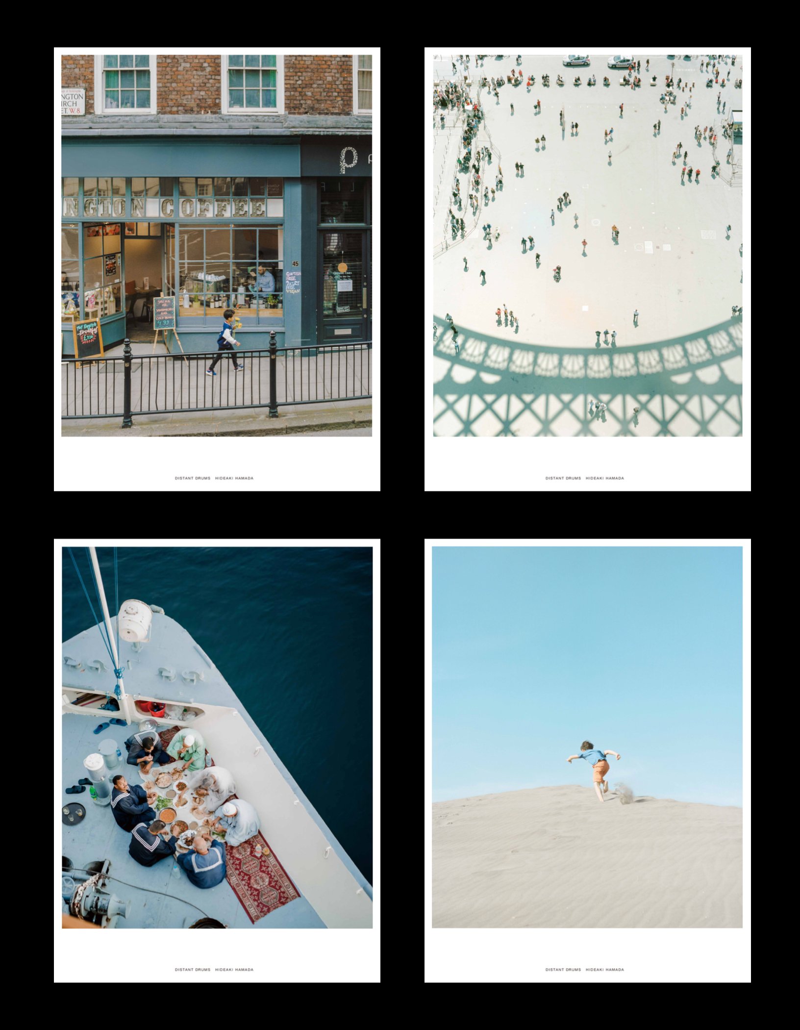 濱田英明/写真集/DISTANT DRUMS/ポストカード付き 特製ポストカード付