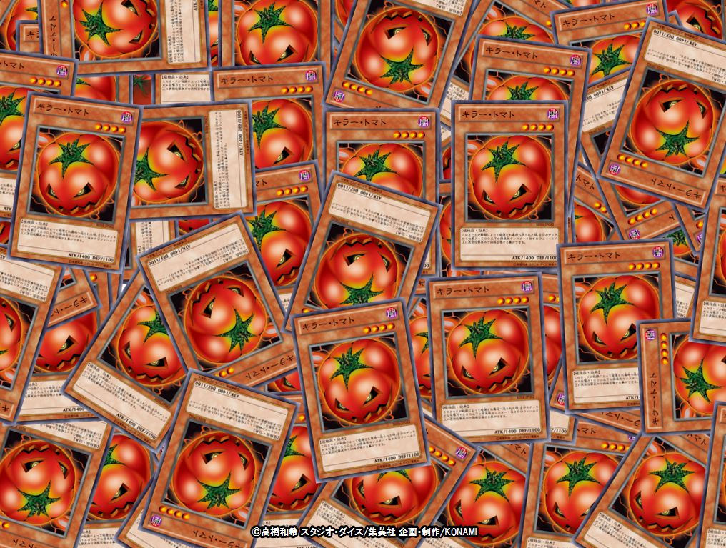 遊戯王OCGがひそんでいるぞチャレンジ】画像は大量の『キラー・トマト