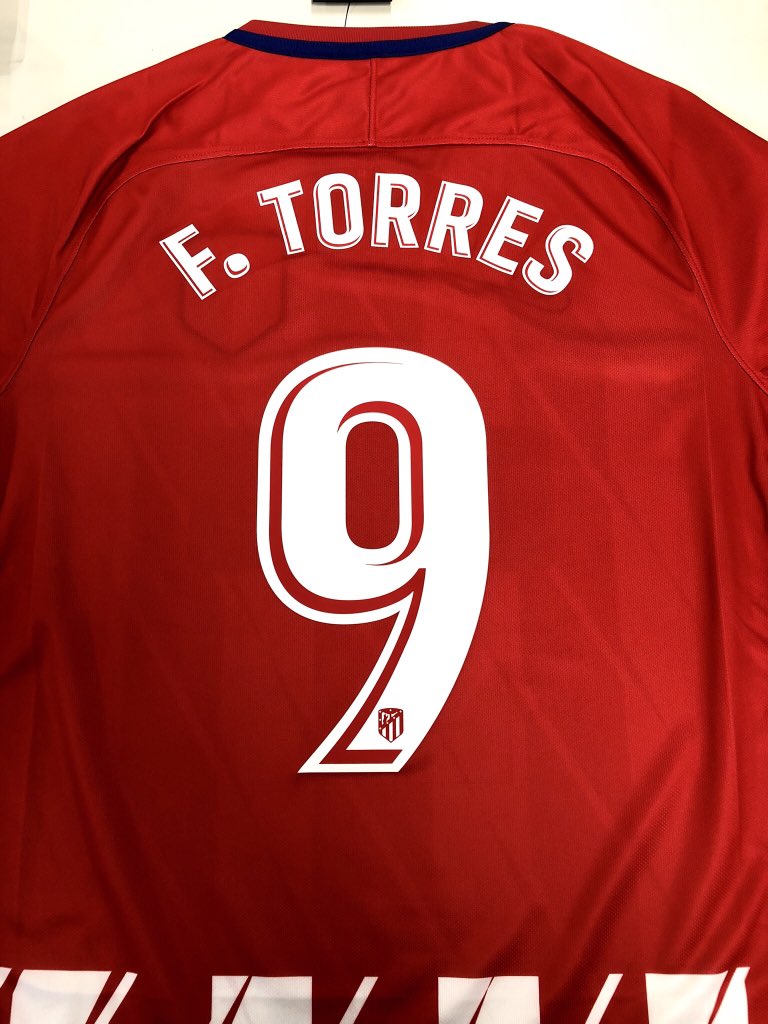 アトレティコマドリード17/18ホームモデル。フェルナンド・トーレス
