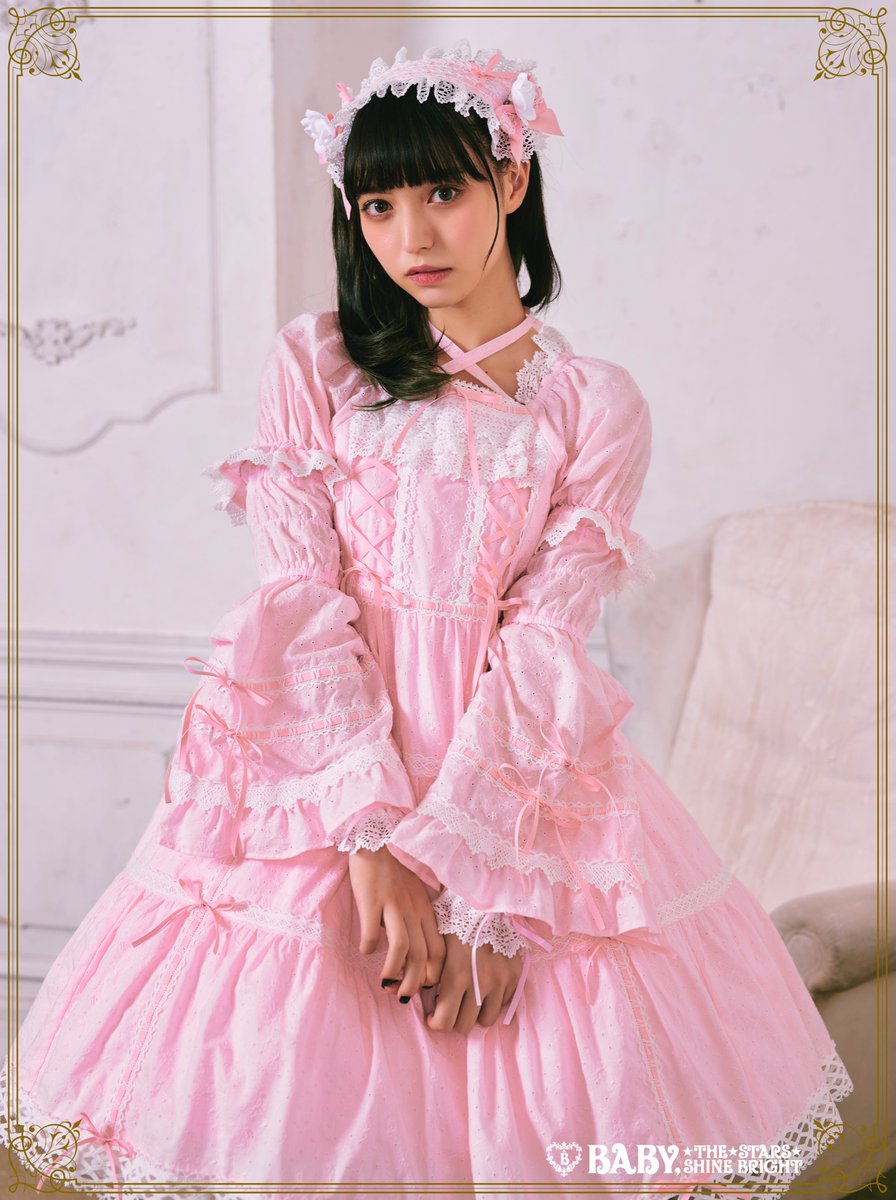 ⭐︎BABY新作情報⭐︎】はわせドールワンピース＆ヘッドドレスセット