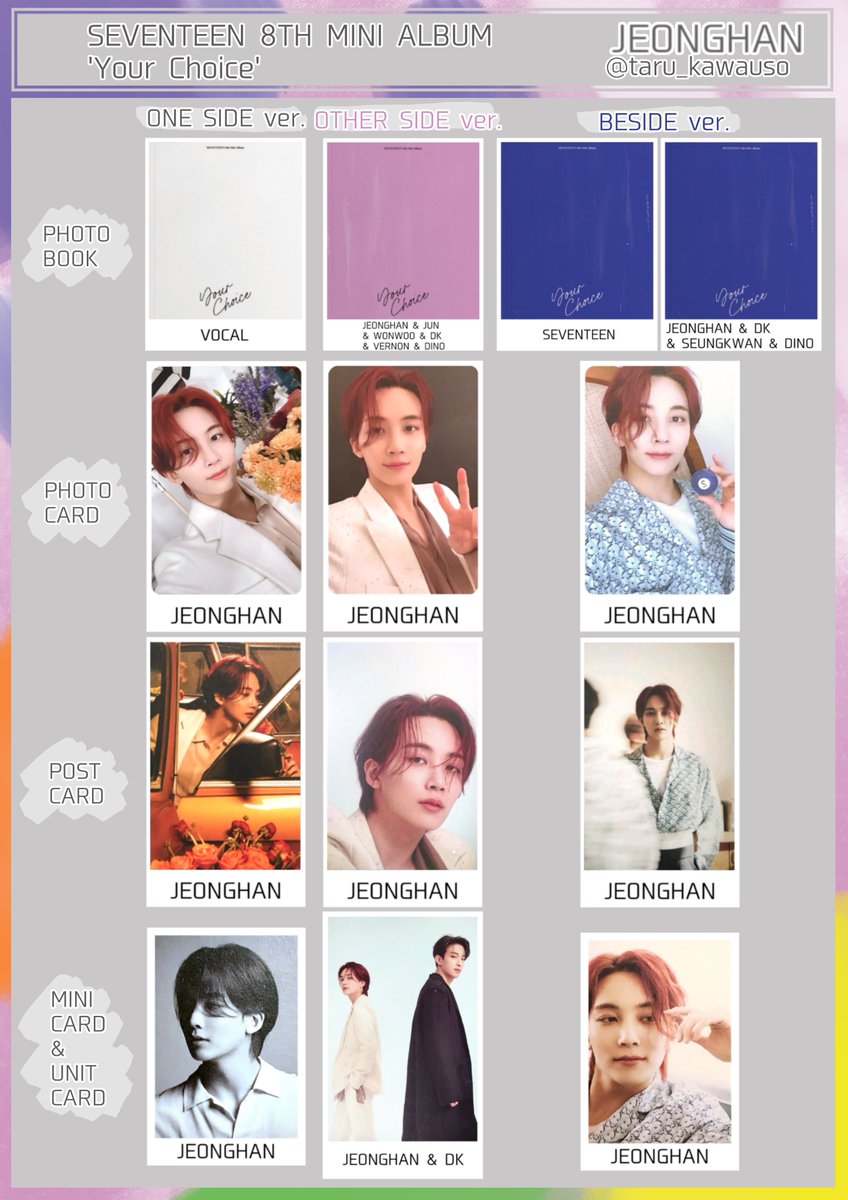 SEVENTEEN ジョンハン your choice HMV特典トレカ 【公式通販】