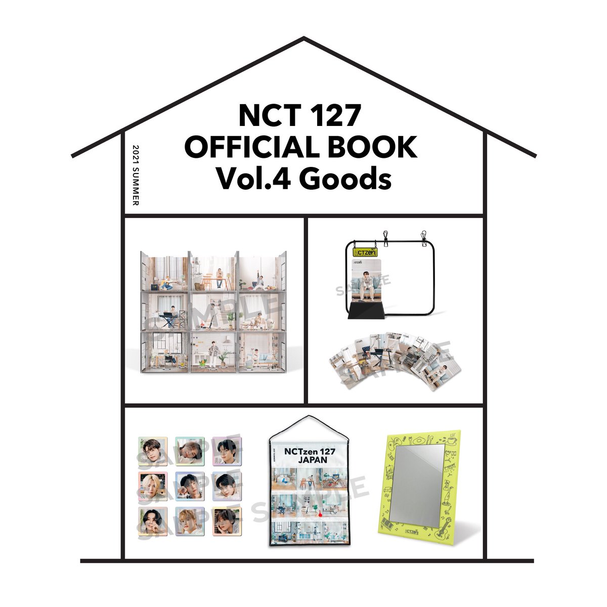 NCT 127 OFFICIAL BOOK Vol.4 Goods＞ 詳細発表＆受注販売スタート