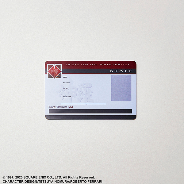 ファイナルファンタジーVII リメイク』より、神羅カンパニーのグッズが