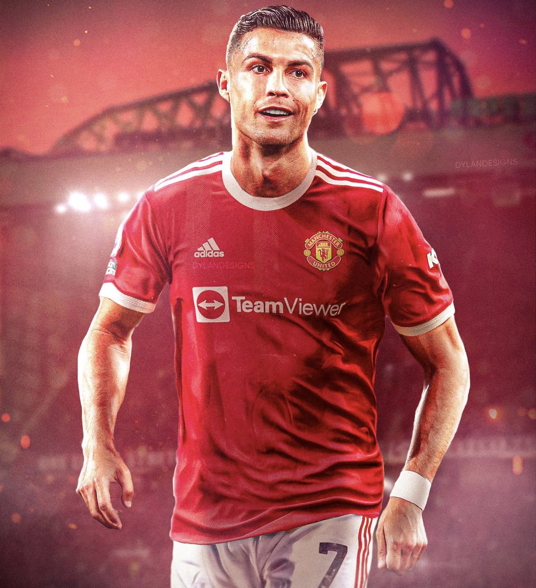 07/09マンチェスター・ユナイテッド No.7 RONALDO タグ付き 2007-09