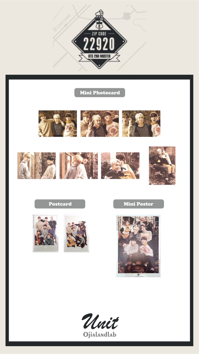 🔖BTS Photocard Template 방탄소년단 포카 모음 UNIT 2nd Muster