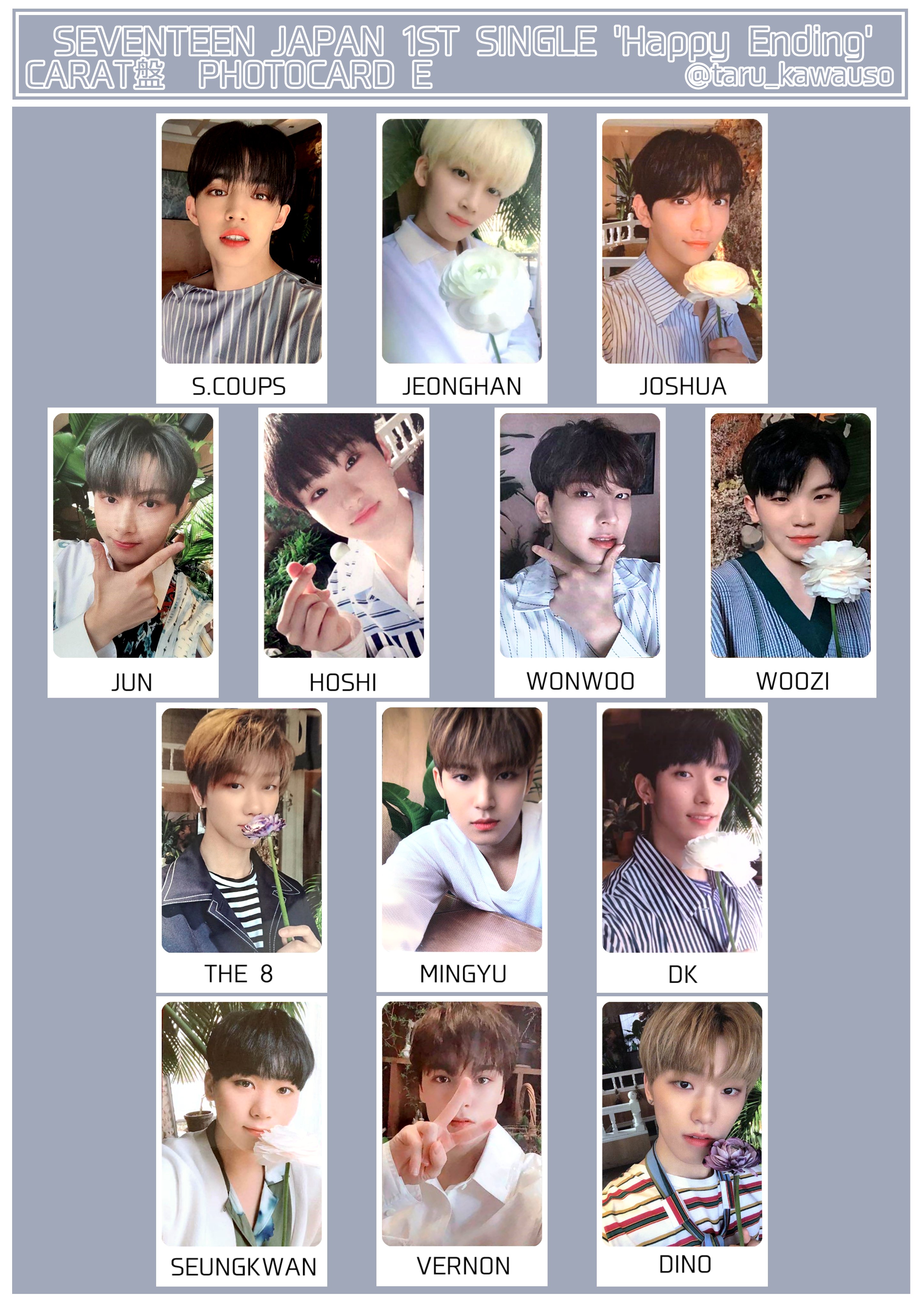 SEVENTEEN Happy Ending CARAT盤 トレカ ウォヌ 【公式通販】