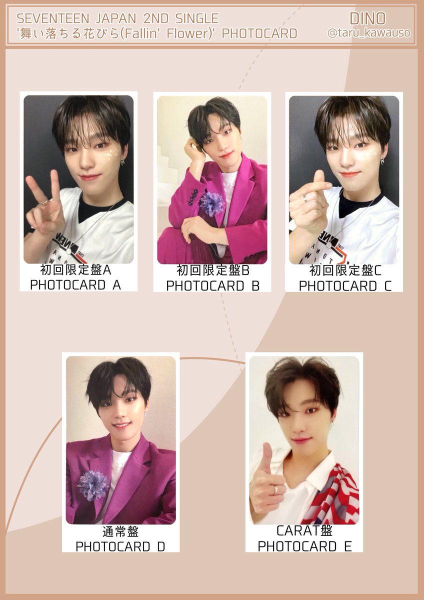 seventeen ディエイト ミンハオ トレカ 舞い落ちる花びら まとめ売り