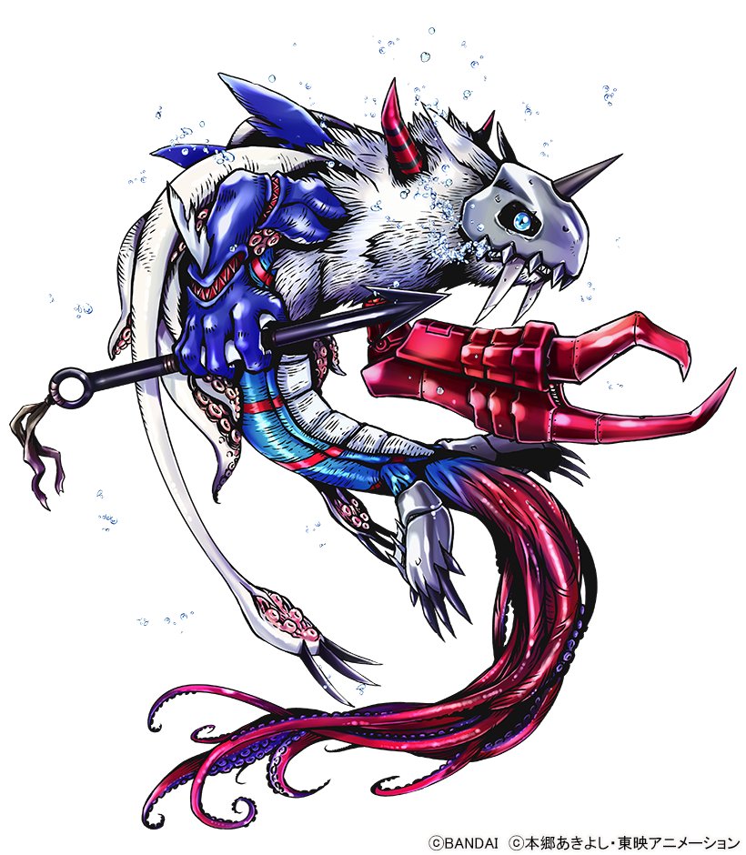 デジモンペンデュラムZ新登場『マリンキメラモン』を紹介 様々な水棲系