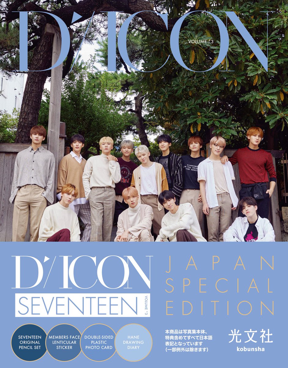 DICON SEVENTEEN JAPAN SPECIAL EDITION SEVENTEEN 写真集 『IDEAL CUT