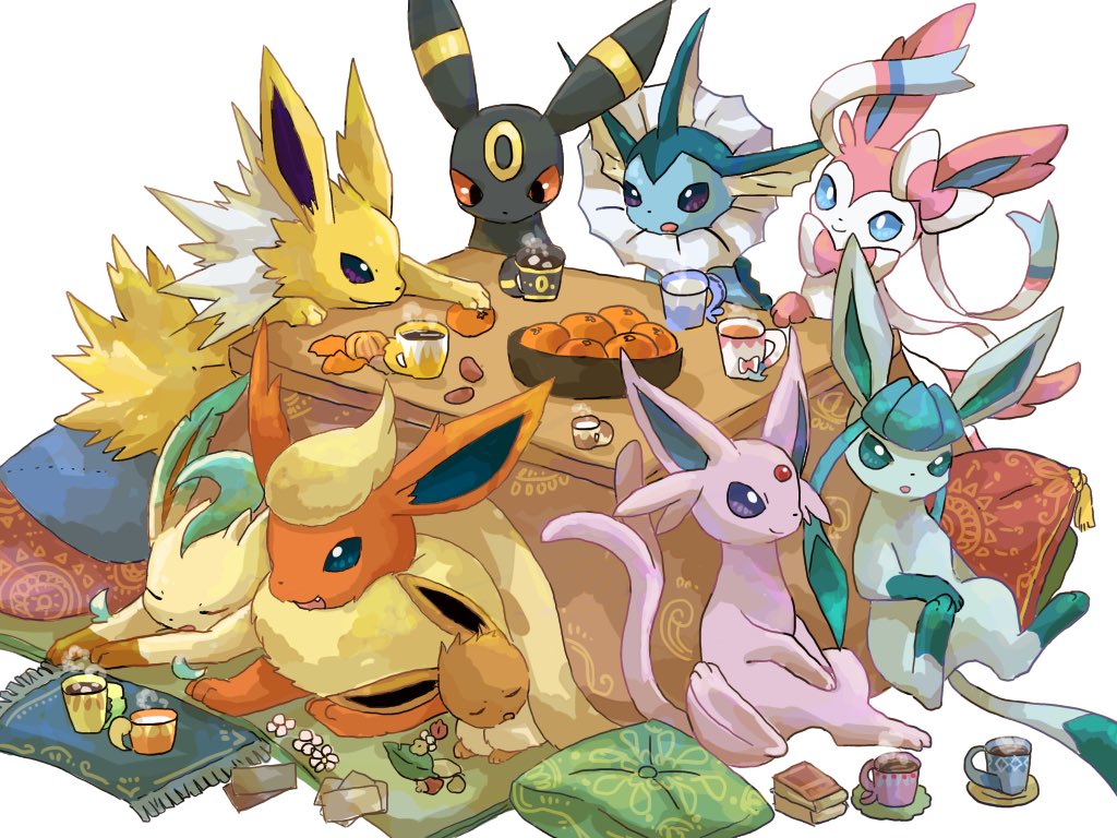 イーブイ ,エーフィ ,ブースター ,グレイシア ,リーフィア ,ブラッキー