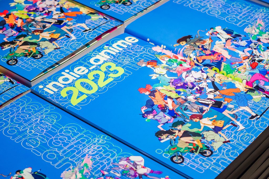 レア】indie anime 2023 はなぶし直筆イラスト入り！ 2枚描きました🚀