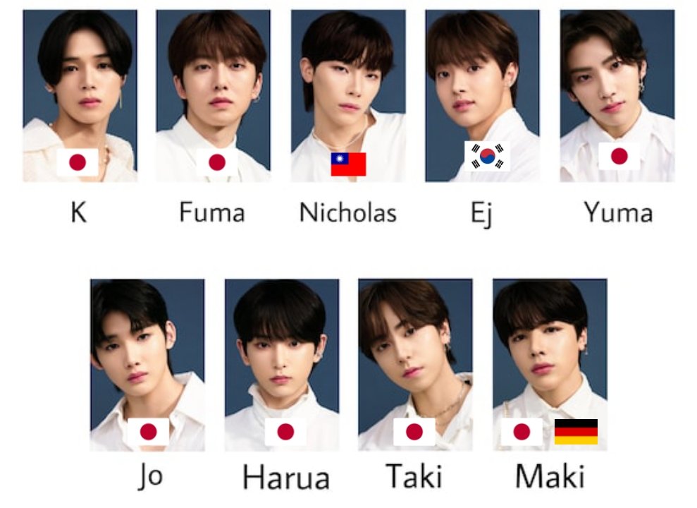 andTEAM (&TEAM) are a 9 member boy group under HYBE LABELS JAPAN