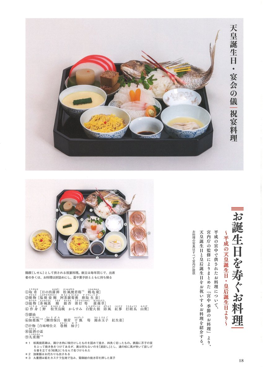 皇室』98号「天皇陛下のお誕生日」では、宮内庁の監修により平成の宮中