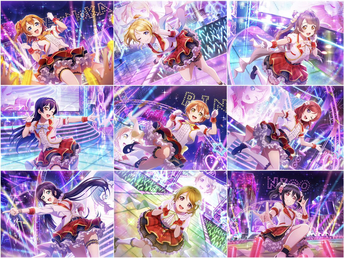 SIF2] 💖μ's Idolized Initial UR Cards💖 Here's an overview of the
