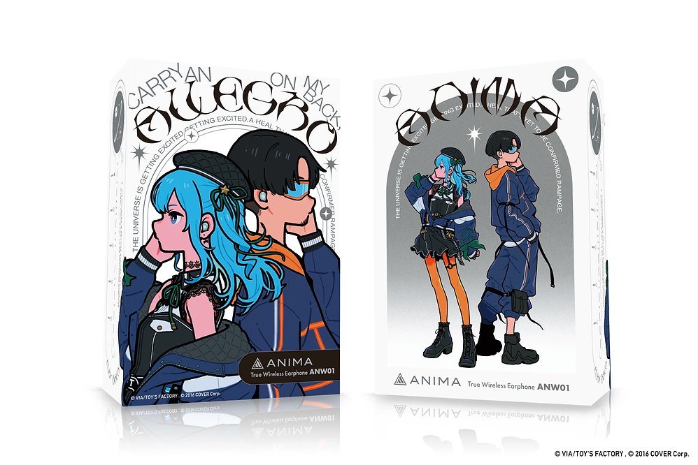 ✨再入荷決定／ ☄️#星街すいせい ワイヤレスイヤホン 「ANW01