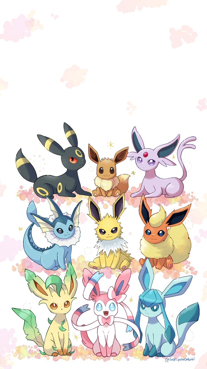 イーブイ ,エーフィ ,ブースター ,グレイシア ,リーフィア ,ニンフィア