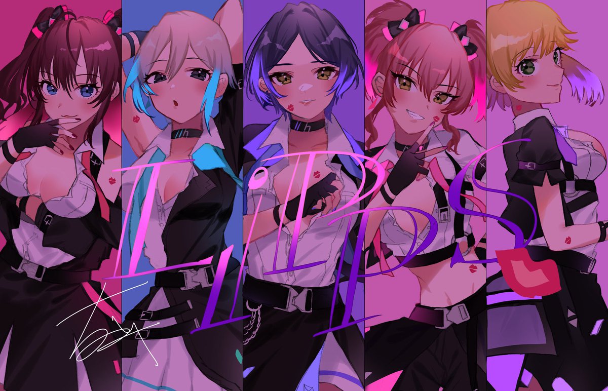 LiPPS [Nightwear] 💋💕 #デレステ #アイマス #一ノ瀬志希 #塩見周子