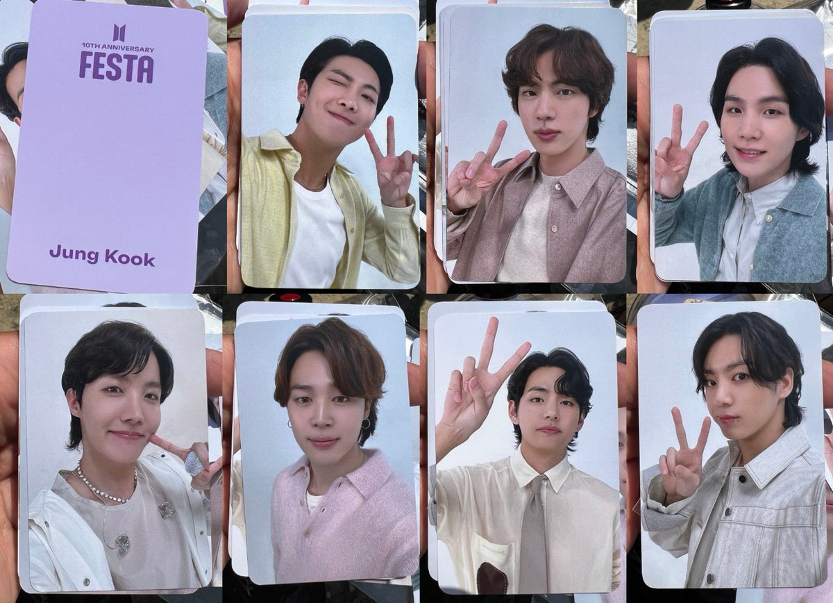 2023 BTS FESTA ARMY 特典 ラウンジ 全員7枚 BTS 2023 FESTA ARMY 特典