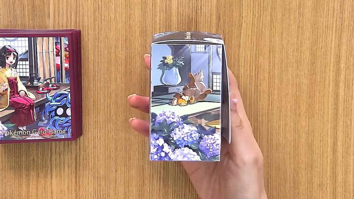 ポケカ新商品】 ✓デッキシールド エリカの休日 ✓デッキケース エリカ