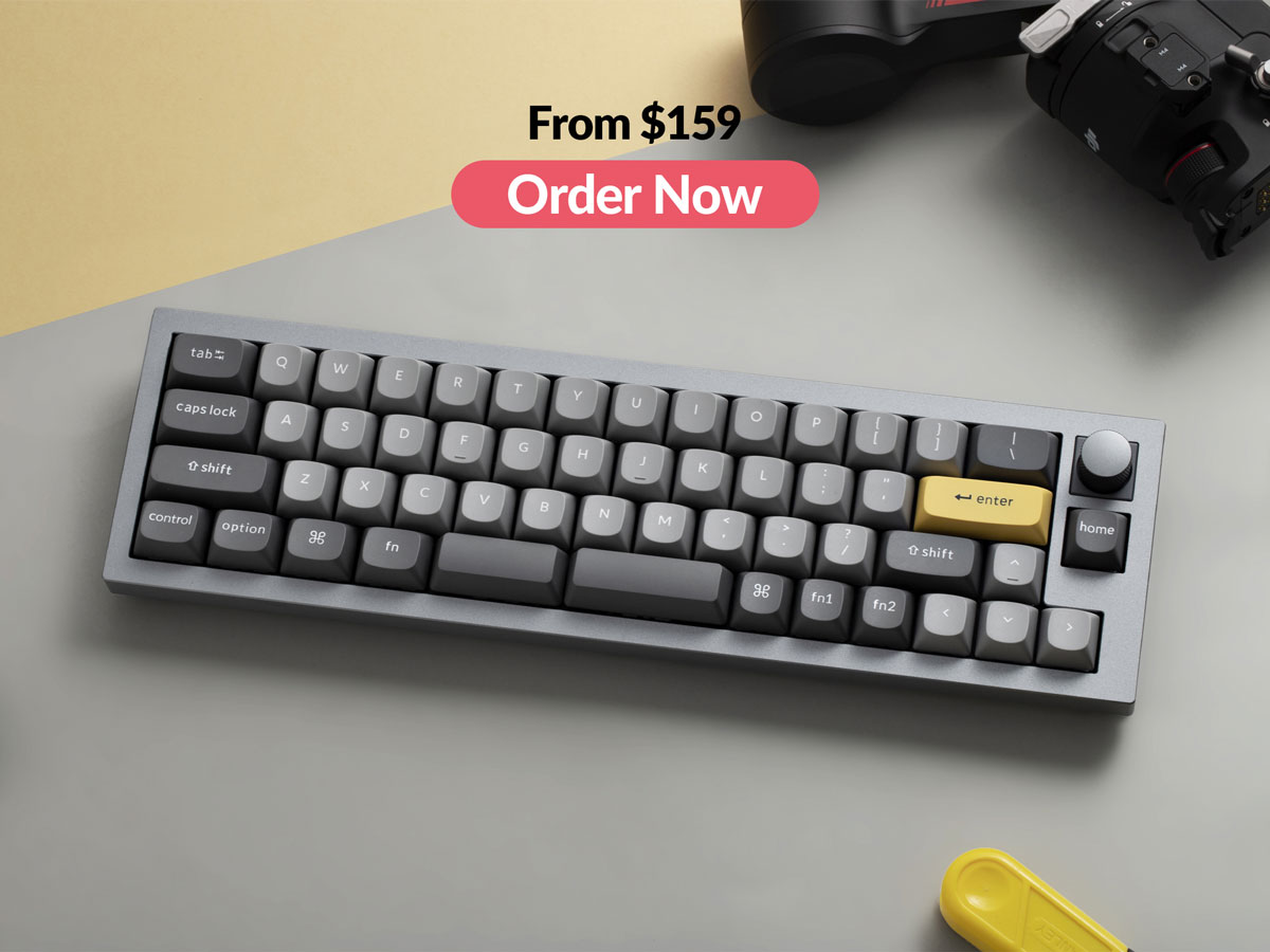 Keychron Q9 Plus is now live!🎉 With a split-spacebar, 40% layout