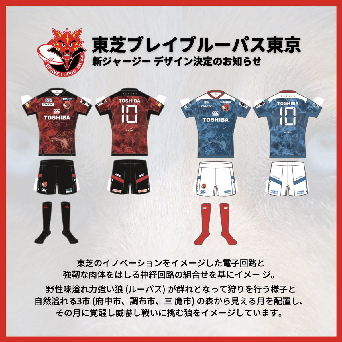 東芝ブレイブルーパス東京 非売品 ラグビー部 選手支給品 非売品