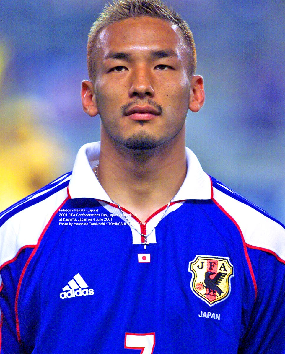 中田英寿（日本代表）face 2001 FIFAコンフェデレーションズカップ