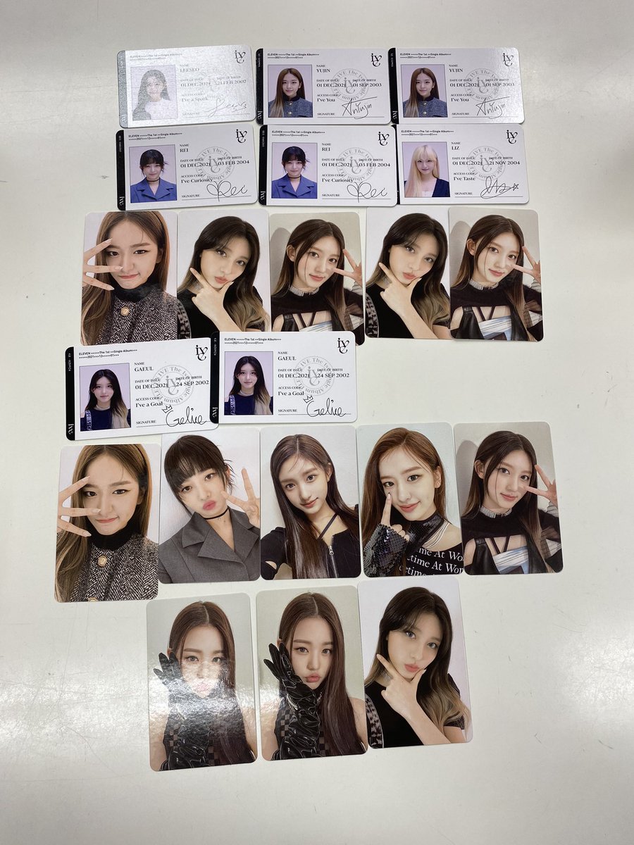 ❤️‍🔥 #IVE #アイヴ ❤️‍🔥 IVECD封入トレカも続々入荷🌼 まだまだ