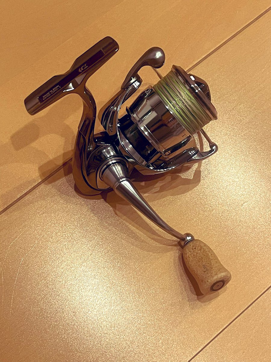 22イグジストのハンドルノブを『SLP Works』のコルクノブ クリアに交換