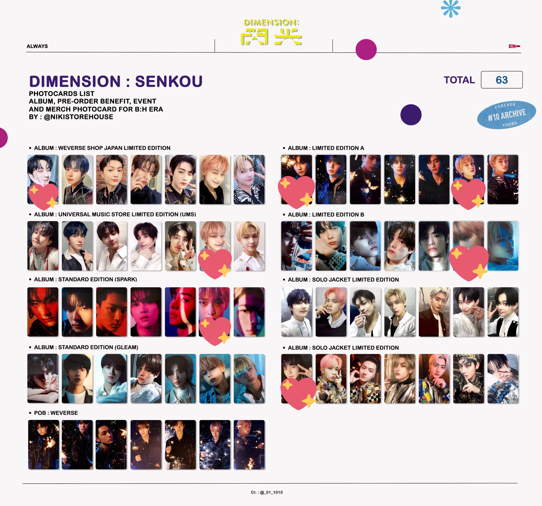 ENHYPEN アルバムAnswer ラキドロ ユニバトレカヒスン