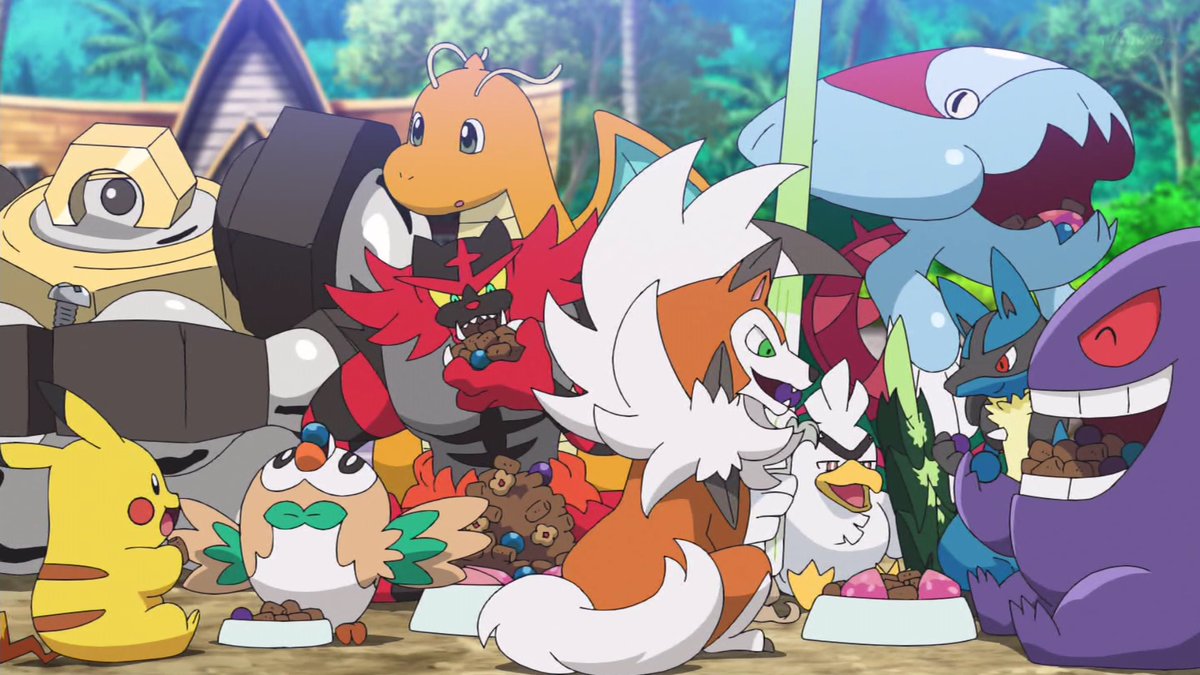 サトシのポケモンたち大集合。 #アニポケ #anipoke #pokemon112