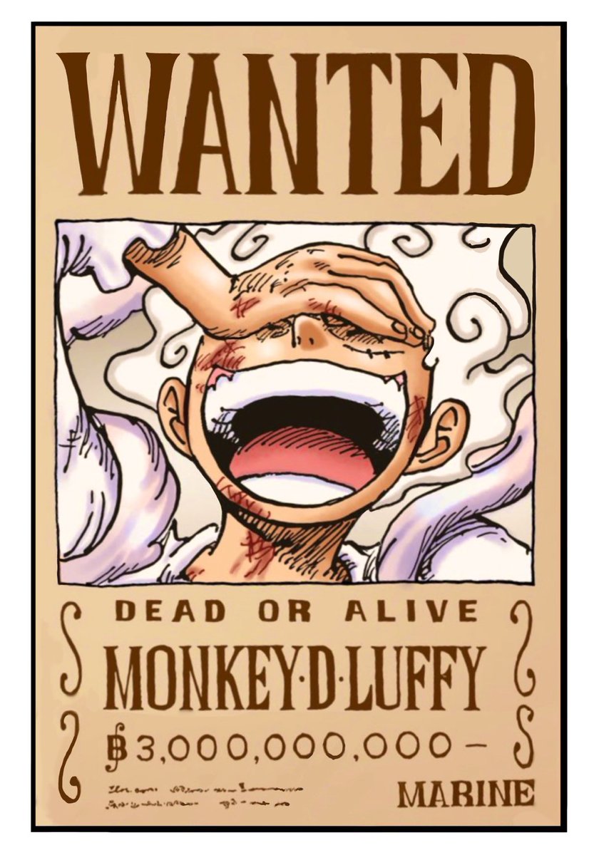 新“四皇”、二人の手配書!! 良き良き✨✨☠️✨✨ #今週のワンピ